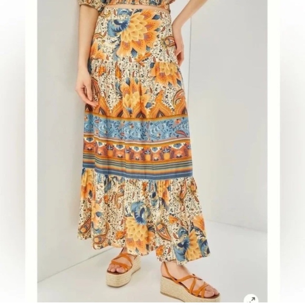FARM RIO - Mídi skirt